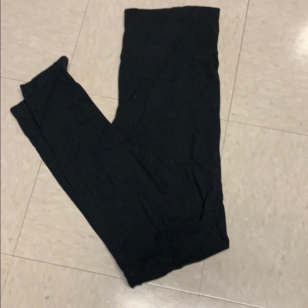 Black high waisted leggings